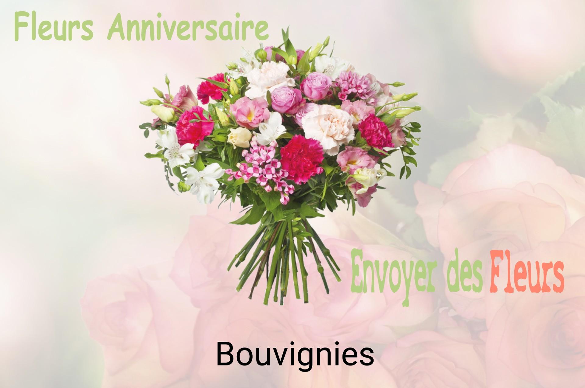 Bouquet de fleurs d’anniversaire livré à Bouvignies