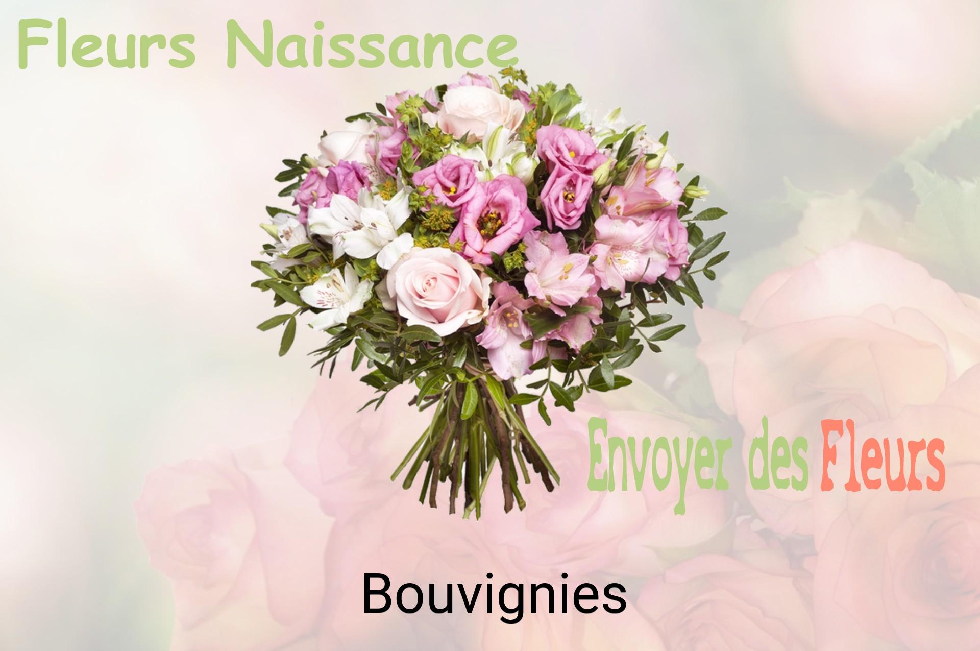Bouquet de fleurs de naissance livré à Bouvignies